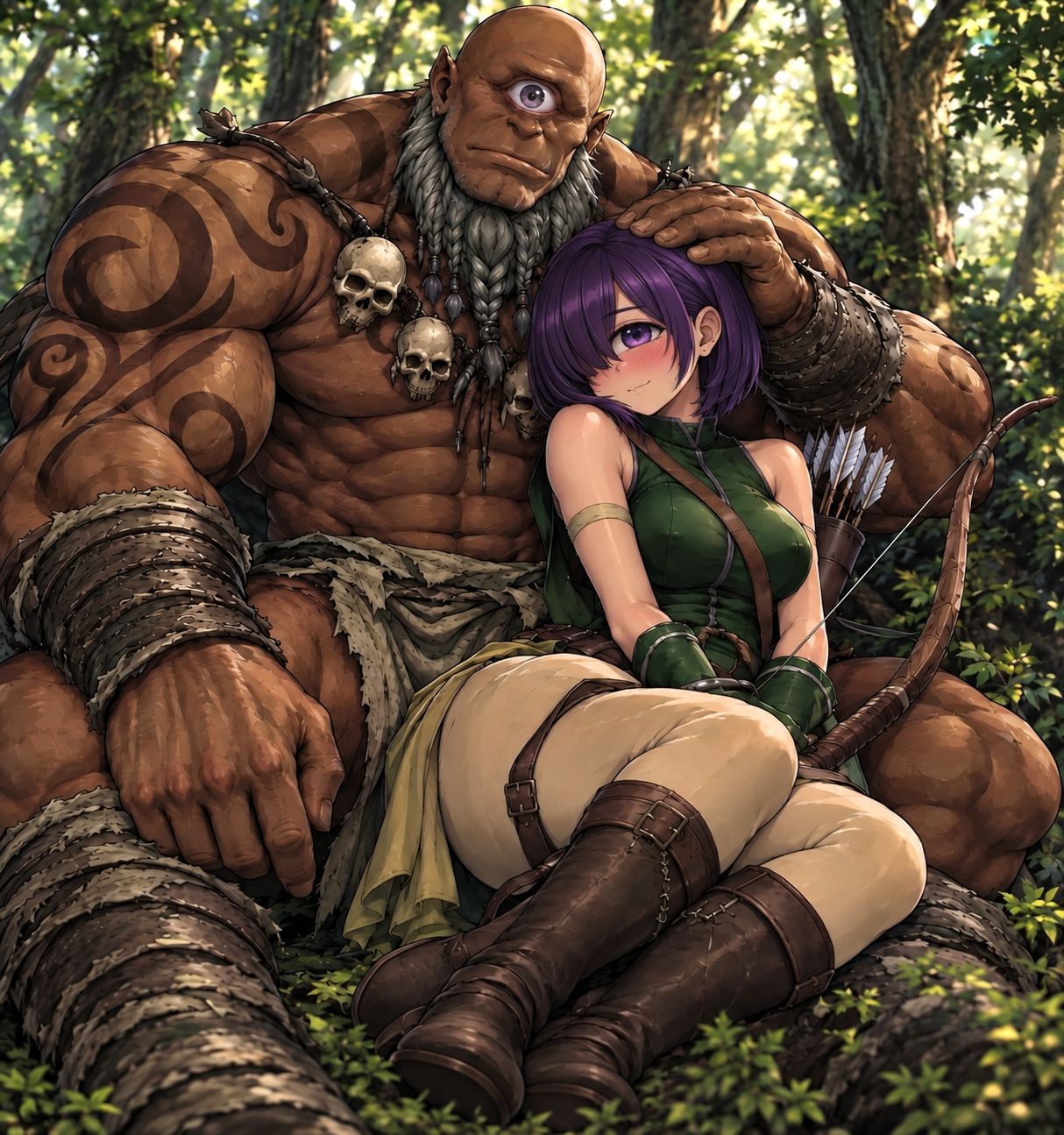 Male and female Cyclops